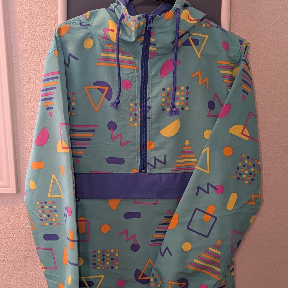 Brand New Retro 80's Half Zip Jacket